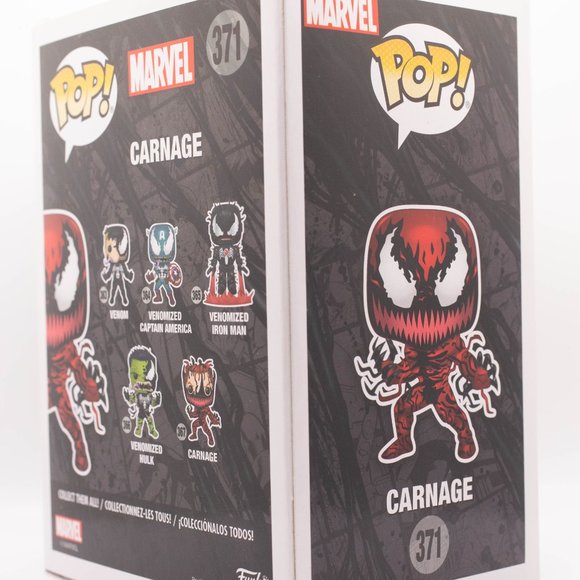 Funko Pop Marvel Comics Venom - Carnage (#371) 2018 Fall Con Exclusive (GUC) - Picture 3 of 5